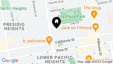 Map of 2846 Sacramento Street, San Francisco CA, 94115