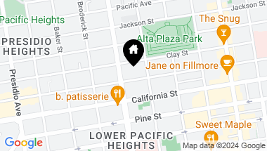 Map of 2848 Sacramento Street, San Francisco CA, 94115