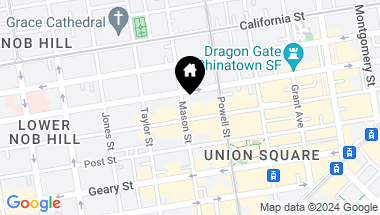 Map of 630 Mason Street # 802, San Francisco CA, 94108