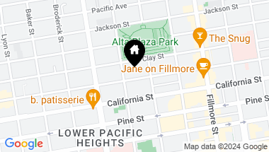 Map of 2760 Sacramento Street # 7, San Francisco CA, 94115