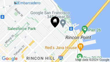 Map of 301 Main Street Unit: 15CD, San Francisco CA, 94105