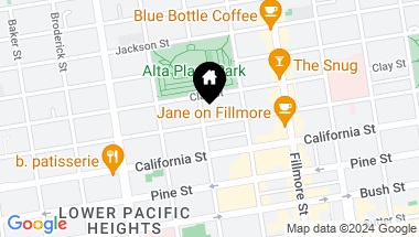 Map of 2684 Sacramento Street, San Francisco CA, 94115