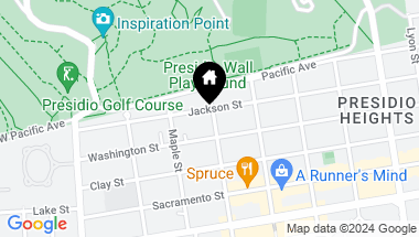 Map of 115 Spruce Street, San Francisco CA, 94118