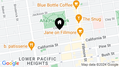 Map of 2678 Sacramento Street, San Francisco CA, 94115