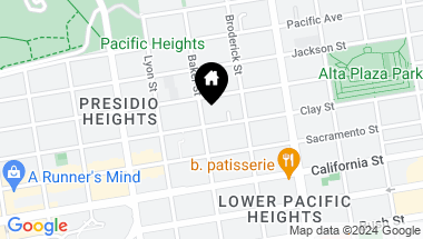 Map of 3028 Clay Street, San Francisco CA, 94115