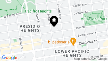 Map of 3026 Clay Street, San Francisco CA, 94115