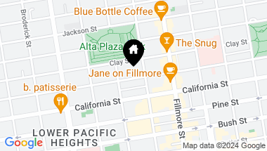 Map of 2610 Sacramento Street, San Francisco CA, 94115