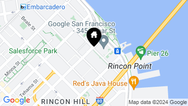 Map of 318 Spear Street # 3G, San Francisco CA, 94105
