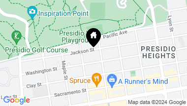 Map of 3511 Jackson Street, San Francisco CA, 94118