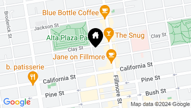Map of 2206 Steiner Street, San Francisco CA, 94115