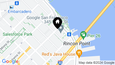 Map of 75 Folsom Street # 1800, San Francisco CA, 94105
