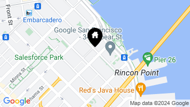 Map of 280 Spear Street # 8G, San Francisco CA, 94105