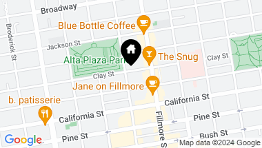 Map of 2595 Clay Street 2, San Francisco CA, 94115