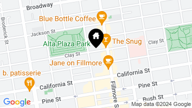 Map of 2563 Clay Street, San Francisco CA, 94115