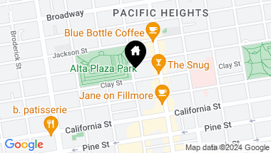 Map of 2302 Steiner Street, San Francisco CA, 94115