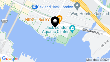 Map of 1 Embarcadero 245, Oakland CA, 94607
