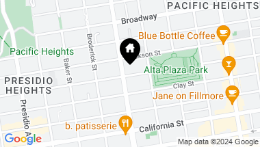 Map of 2300 Divisadero Street, San Francisco CA, 94115