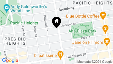 Map of 2315 Divisadero Street # U, San Francisco CA, 94115