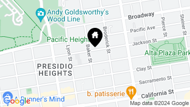Map of 2973 Jackson Street, San Francisco CA, 94115
