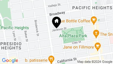 Map of 2707 Jackson Street # 3, San Francisco CA, 94115