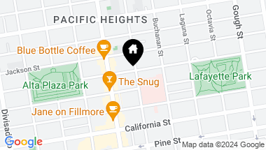 Map of 2251 Webster Street, San Francisco CA, 94115