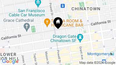 Map of 875 California Street # 301, San Francisco CA, 94108