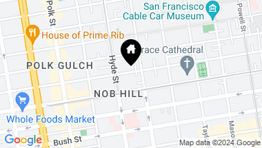 Map of 1429 Sacramento Street, San Francisco CA, 94109