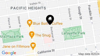 Map of 2415 Buchanan Street # 2, San Francisco CA, 94115