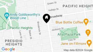 Map of 2815 Pacific Avenue, San Francisco CA, 94115