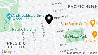 Map of 2839 Pacific Avenue, San Francisco CA, 94115