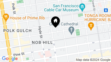 Map of 1364 Sacramento Street, San Francisco CA, 94109