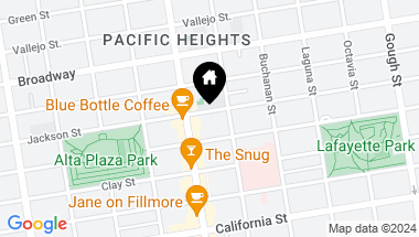 Map of 2345 Jackson Street # 4, San Francisco CA, 94115