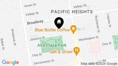 Map of 2504 Jackson Street, San Francisco CA, 94115