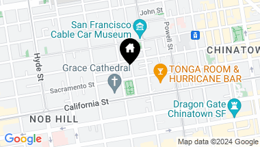 Map of 1170 Sacramento Street # 5A, San Francisco CA, 94108