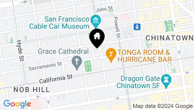 Map of 1100 Sacramento Street # 402, San Francisco CA, 94108