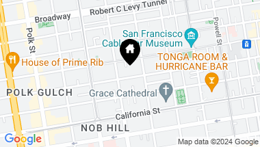 Map of 1340 Clay Street # 603, San Francisco CA, 94109