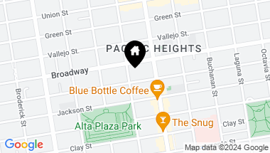 Map of 2430 Pacific Avenue, San Francisco CA, 94115