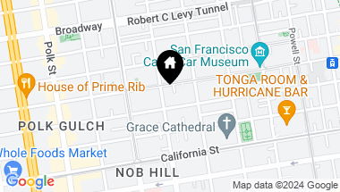 Map of 1340 Leavenworth Street, San Francisco CA, 94109