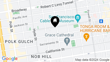 Map of 1333 Jones Street # 1408, San Francisco CA, 94109