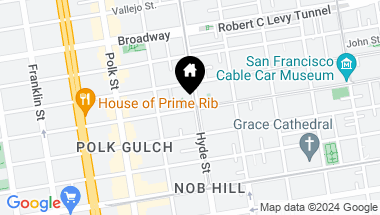 Map of 1401 Hyde Street, San Francisco CA, 94109