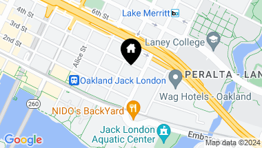 Map of 311 Oak St # 5 Unit: PH 5, Oakland CA, 94607