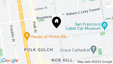 Map of 1419 Jackson Street, San Francisco CA, 94109