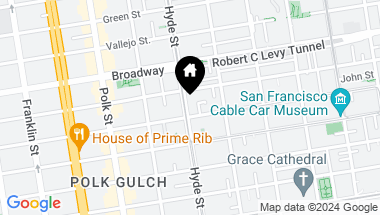 Map of 1516 Hyde Street, San Francisco CA, 94109