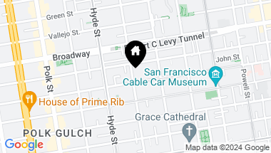 Map of 1520 Leavenworth Street, San Francisco CA, 94109
