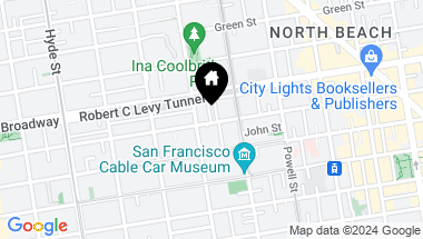 Map of 1068 Pacific Avenue, San Francisco CA, 94133