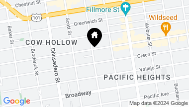 Map of 2844 Pierce Street, San Francisco CA, 94123