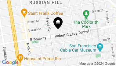 Map of 1230 Broadway Street, San Francisco CA, 94109
