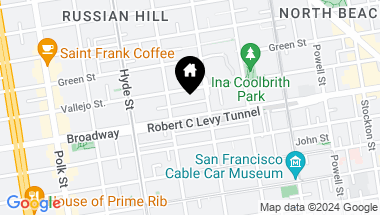 Map of 45 Glover Street, San Francisco CA, 94109