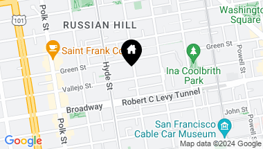 Map of 1811 Leavenworth Street # 6, San Francisco CA, 94109