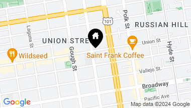 Map of 2554 Franklin Street, San Francisco CA, 94123